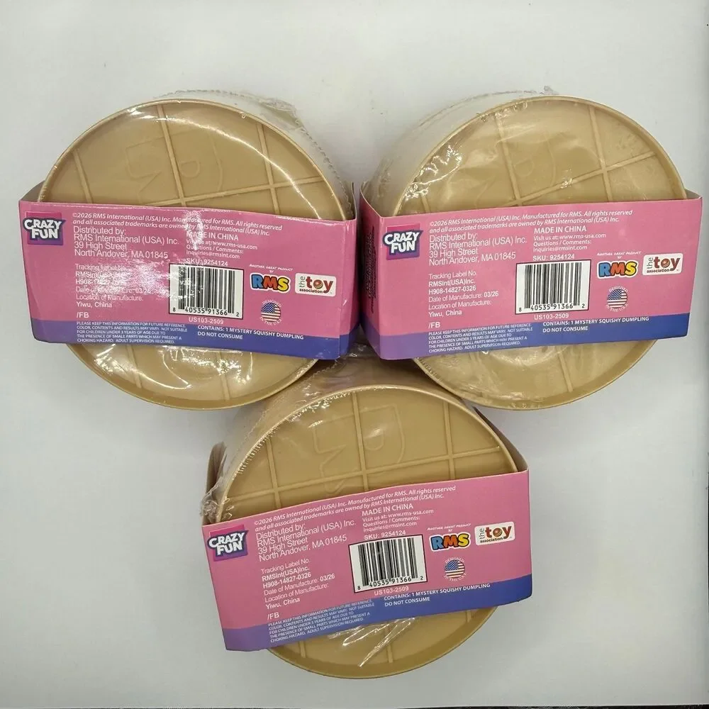 [3 PC] RMS - The Original Mystery Dumpling: Purple Holographic Edition NEW